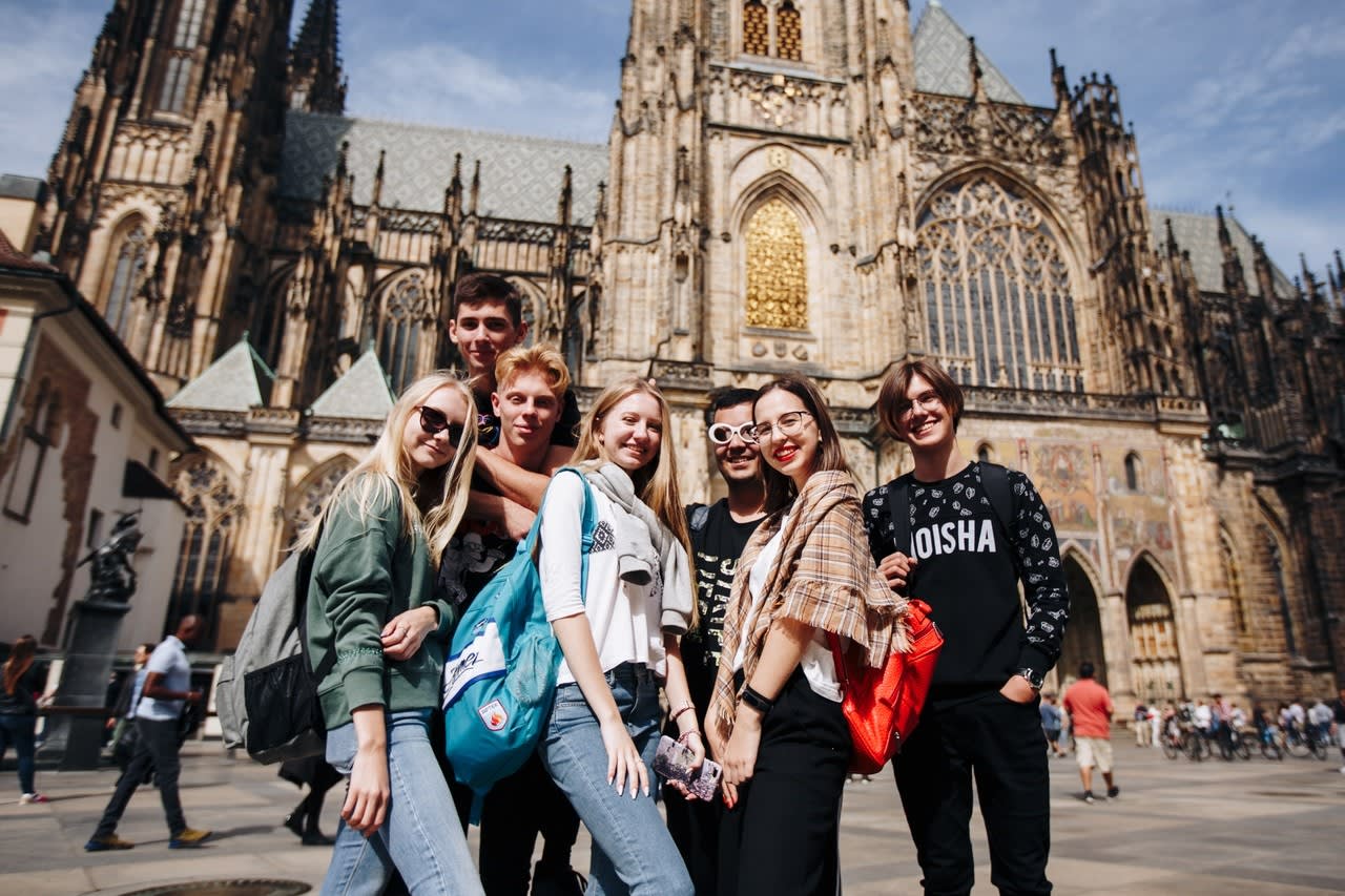 Студенты годового курса GoStudy 2019–2020, которым предстоит выучить чешский язык
