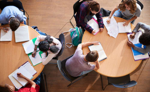 Студенты готовятся к лекциям. Источник: Shutterstock
